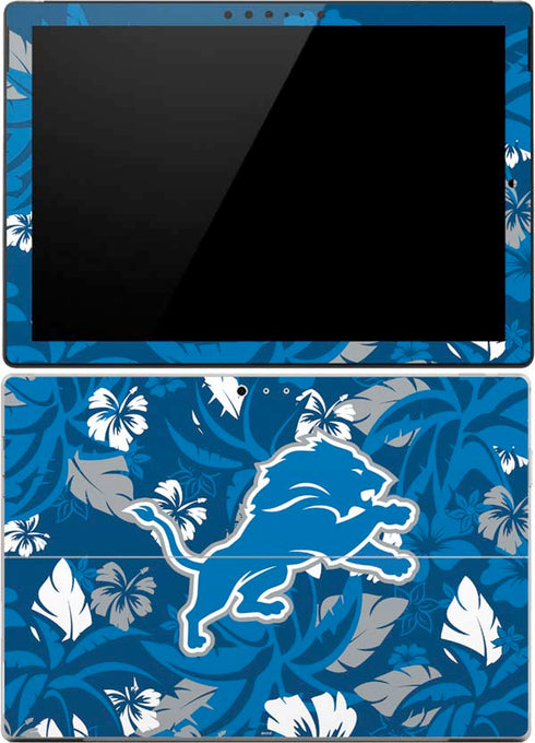 NFL Detroit Lions Tropical Print Surface Pro (2017) Skin