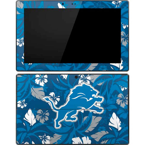NFL Detroit Lions Tropical Print Surface Pro Tablet Skin