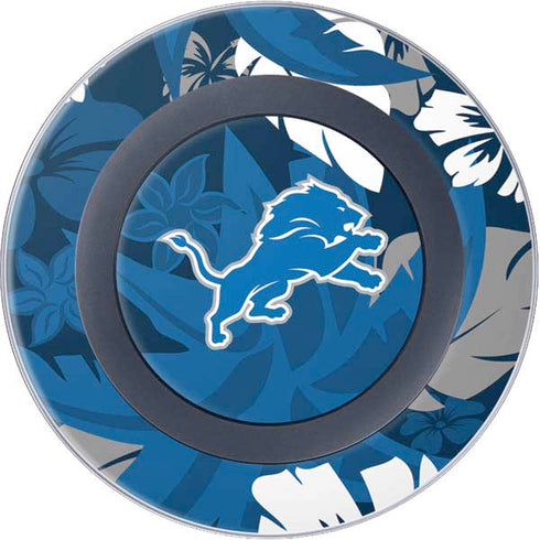 NFL Detroit Lions Tropical Print Wireless Charger Skin