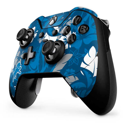NFL Detroit Lions Tropical Print Xbox One Elite Controller Skin