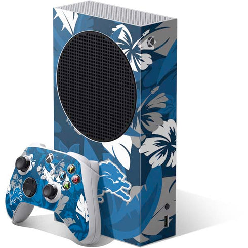 NFL Detroit Lions Tropical Print Xbox Series S Bundle Skin