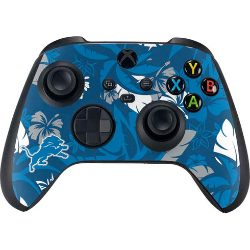 NFL Detroit Lions Tropical Print Xbox Series X Bundle Skin