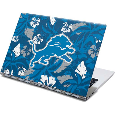 NFL Detroit Lions Tropical Print Yoga 910 2-in-1 14in Touch-Screen Skin