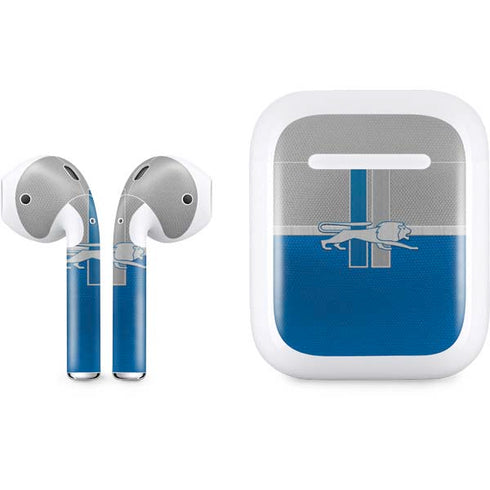 NFL Detroit Lions Vintage Apple AirPods Skin
