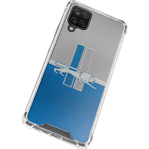 NFL Detroit Lions Vintage Galaxy A12 Clear Case