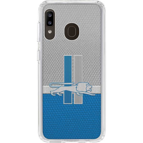 NFL Detroit Lions Vintage Galaxy A20 Clear Case
