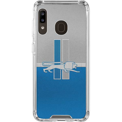 NFL Detroit Lions Vintage Galaxy A30 Clear Case