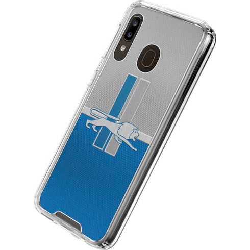 NFL Detroit Lions Vintage Galaxy A30 Clear Case