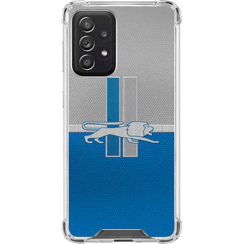 NFL Detroit Lions Vintage Galaxy A52 5G Clear Case