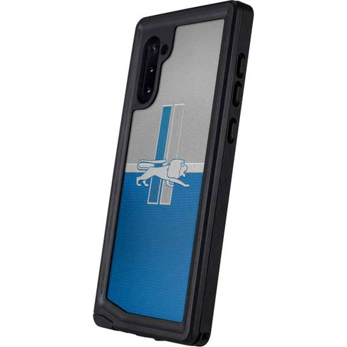 NFL Detroit Lions Vintage Galaxy Note 10 Waterproof Case