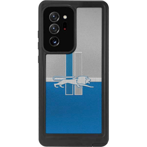 NFL Detroit Lions Vintage Galaxy Note20 Ultra 5G Waterproof Case