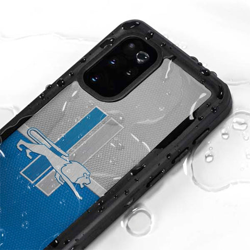 NFL Detroit Lions Vintage Galaxy S20 Plus Waterproof Case