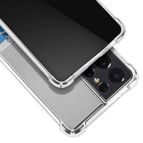 NFL Detroit Lions Vintage Galaxy S21 Ultra 5G Clear Case