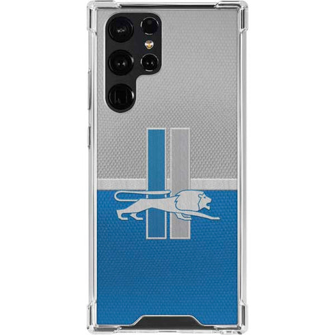NFL Detroit Lions Vintage Galaxy S24 Ultra Clear Case