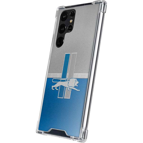 NFL Detroit Lions Vintage Galaxy S24 Ultra Clear Case