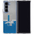 NFL Detroit Lions Vintage Galaxy Z Fold5 5G Clear Case