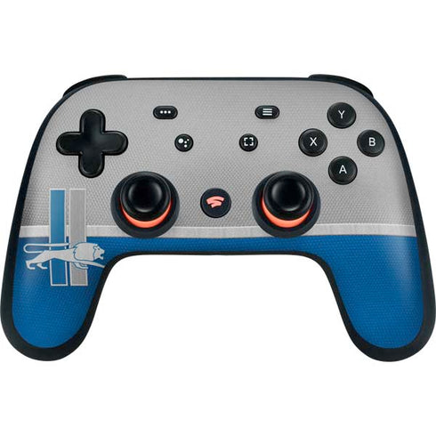 NFL Detroit Lions Vintage Google Stadia Controller Skin