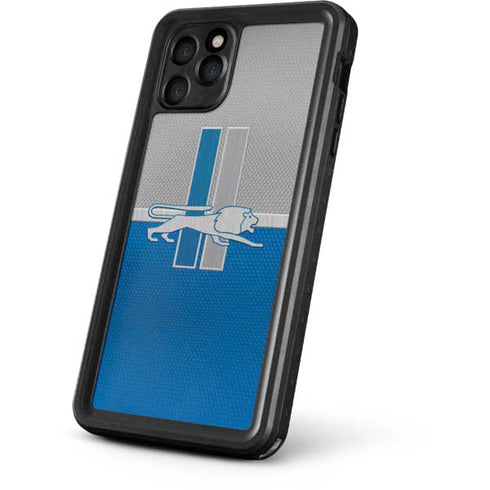 NFL Detroit Lions Vintage iPhone 11 Pro Max Waterproof Case