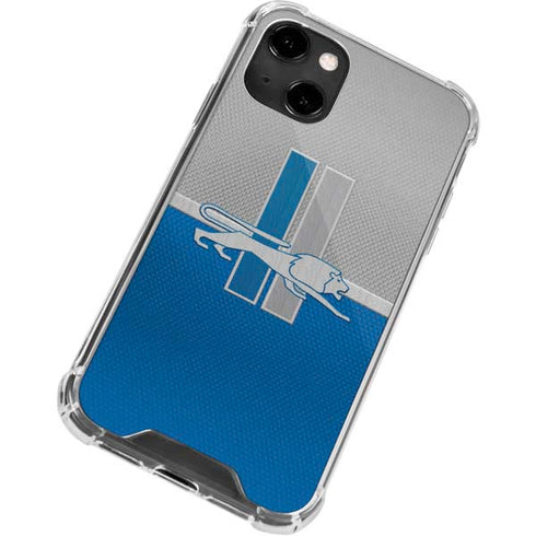 NFL Detroit Lions Vintage iPhone 13 Clear Case