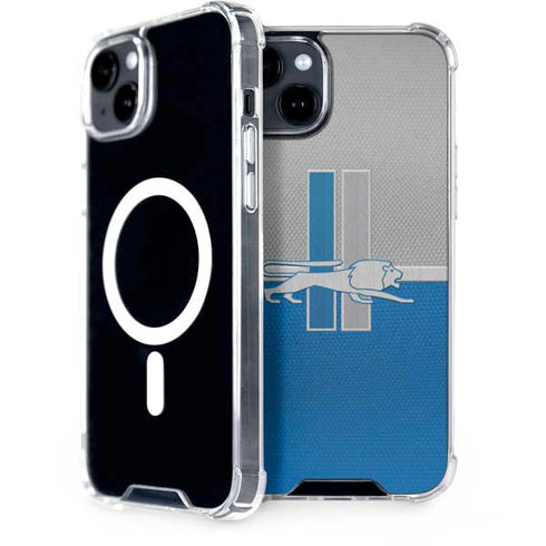 NFL Detroit Lions Vintage iPhone 15 Plus MagSafe Case