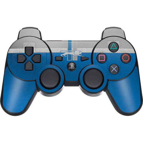 NFL Detroit Lions Vintage PS3 Dual Shock wireless controller Skin