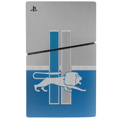 NFL Detroit Lions Vintage PS5 Slim Disk Bundle Skin
