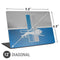 NFL Detroit Lions Vintage Universal Laptop 12in (9.8 x 6.8in) Skin