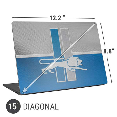 NFL Detroit Lions Vintage Universal Laptop 15in (12.2 x 8.8in) Skin