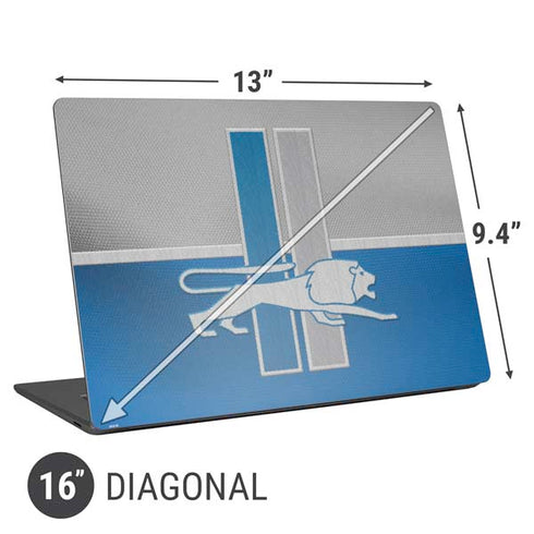 NFL Detroit Lions Vintage Universal Laptop 16in (13 x 9.4in) Skin