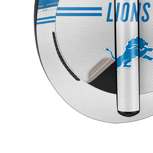 NFL Detroit Lions White Striped Bose Noise Cancelling Headphones 700 Skin