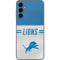 NFL Detroit Lions White Striped Galaxy A14 5G Skin