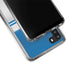 NFL Detroit Lions White Striped Galaxy A21 Clear Case
