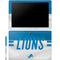 NFL Detroit Lions White Striped Galaxy Book 12in Skin