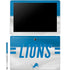 NFL Detroit Lions White Striped Galaxy Book 12in Skin