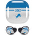 NFL Detroit Lions White Striped Galaxy Buds Pro Skin