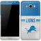 NFL Detroit Lions White Striped Galaxy J7 Skin