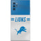 NFL Detroit Lions White Striped Galaxy Note 10 Plus Skin