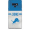 NFL Detroit Lions White Striped Galaxy Note 9 Skin
