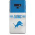 NFL Detroit Lions White Striped Galaxy Note 9 Skin
