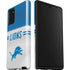 NFL Detroit Lions White Striped Galaxy Note20 5G Pro Case