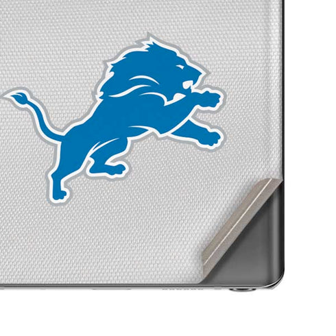 NFL Detroit Lions White Striped Galaxy Note20 5G Skin