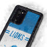 NFL Detroit Lions White Striped Galaxy Note20 5G Waterproof Case