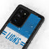NFL Detroit Lions White Striped Galaxy Note20 Ultra 5G Waterproof Case