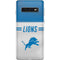 NFL Detroit Lions White Striped Galaxy S10 Skin
