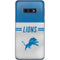 NFL Detroit Lions White Striped Galaxy S10e Skin
