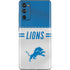 NFL Detroit Lions White Striped Galaxy S20 Fan Edition Skin