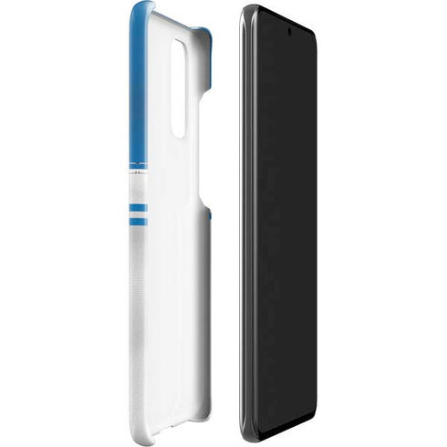 NFL Detroit Lions White Striped Galaxy S20 Lite Case