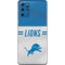 NFL Detroit Lions White Striped Galaxy S20 Plus Skin