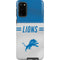 NFL Detroit Lions White Striped Galaxy S20 Pro Case