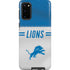 NFL Detroit Lions White Striped Galaxy S20 Pro Case